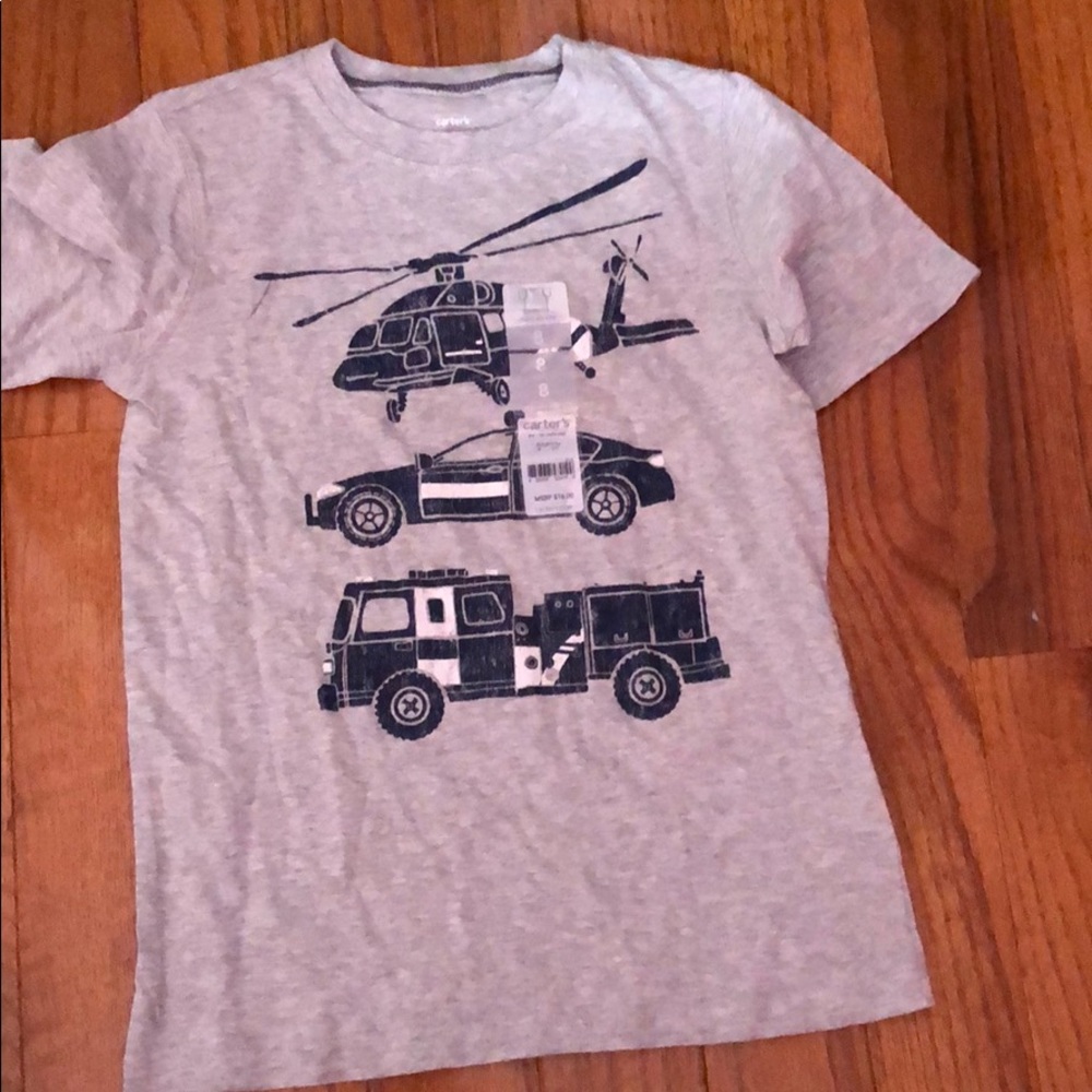 cute gray T-Shirt for a boy 8 years old